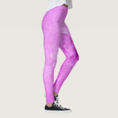 Roze Emo Meisje Hart Grunge Rave Leggings (Rechts)