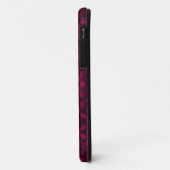 Roze Emo-patroon met cirkels Case-Mate iPhone Case (Achterkant/links)