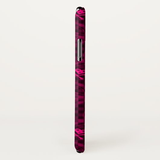 Roze Emo-patroon met cirkels Case-Mate iPhone Case (Achterkant / rechts)