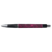 Roze Emo-patroon met cirkels Pen (Voorkant)