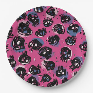 Roze emo scull Crafts & Party Supplies Party Papieren Bordje