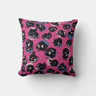 Roze emo scull Huis & Wonen Home Decor Kussens