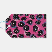 Roze emo scull Kantoor & School Promotionele Cadeaulabel (Achterkant Horizontaal)
