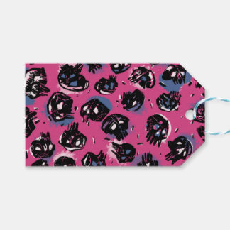 Roze emo scull Kantoor & School Promotionele Cadeaulabel