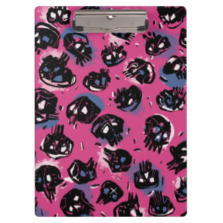 Roze emo scull Kantoor & School Stationery Klembord