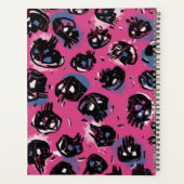 Roze emo scull Kantoor & School Supplies Kalenders Planner (Achterkant)