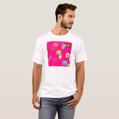 roze emoji t-shirt (Voorkant volledig)