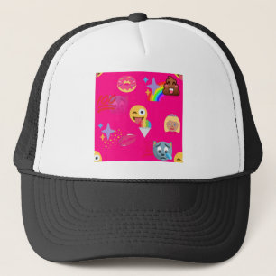 roze emoji trucker pet