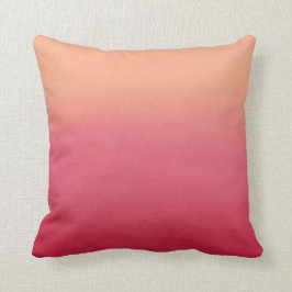 Roze en Abstracte kleuren voor piekkleuren ombre Kussen