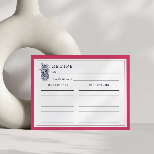 Roze en anananas van de marine