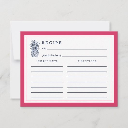 Roze en anananas van de marine (Voorkant)