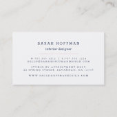 Roze en ananas van de marine visitekaartje (Achterkant)