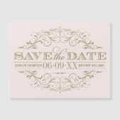  Roze en Antiek Vlaanderen sparen de Datum (Voorkant)