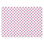 Roze en aqua groene cirkelpunttablet tafelkleed (Voorkant (Horizontaal))