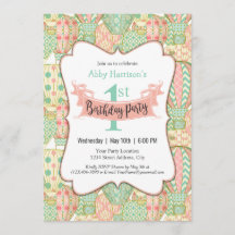 Roze en Aqua hete luchtballonnen verjaardagsfeestj