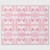 Roze en auve cadeaupapier (Vlak)