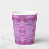 Roze en auve papieren bekers (Achterkant)