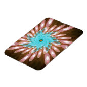 Roze en Babyblauw zwemmen uit de hand Magneet (Linkerzijde)