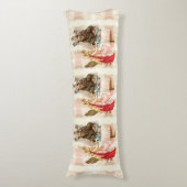 Roze en beest lichaamskussen (Voorkant Verticaal)