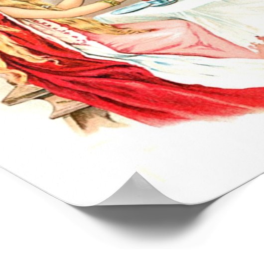 Roze en beest poster (Hoek)