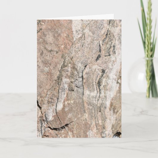 Roze en Black Geode Rock Sediment Kaart (Voorkant)