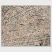 Roze en Black Granite Rock Sediment Cadeaupapier (Vlak)