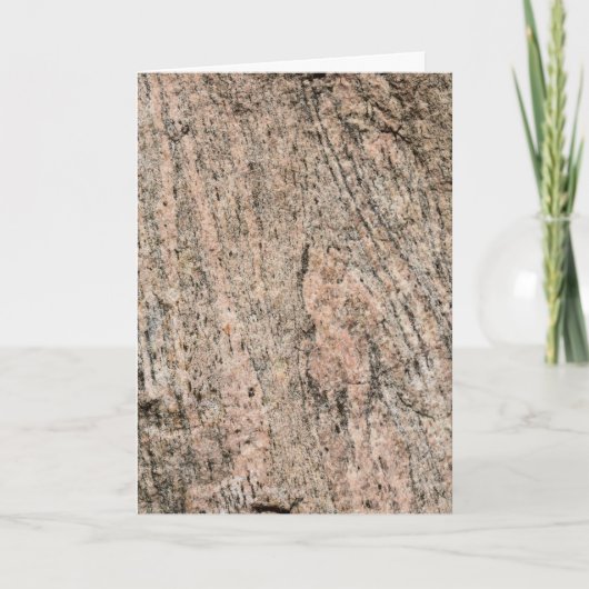 Roze en Black Granite Rock Sediment Kaart (Voorkant)