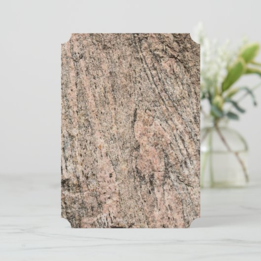 Roze en Black Granite Rock Sediment Kaart (Staand voorkant)