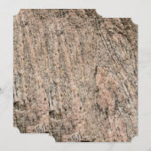 Roze en Black Granite Rock Sediment Kaart (Voorkant / Achterkant)