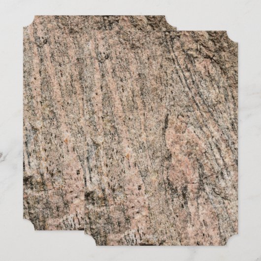 Roze en Black Granite Rock Sediment Kaart (Voorkant / Achterkant)