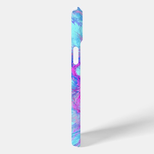 Roze en blauw abstracte kunst Case-Mate iPhone case (Achterkant / Rechts)