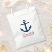 Roze en Blauw Anker Bedankzakje (Geknipt)