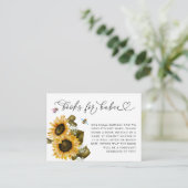 Roze en Blauw Bijenboek Aanvraag Behuizing Kaart (Staand voorkant)