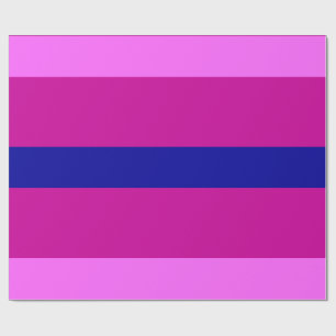 Roze en Blauw Cadeaupapier