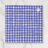 Roze en Blauw Chinoiserie Ginger Jar Gift Labels (Achterkant)