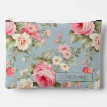 Roze en Blauw Cottage Rozen gepersonaliseerd