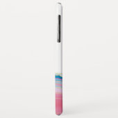 Roze en blauw draaiend stonpatroon Case-Mate iPhone case (Achterkant/links)