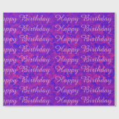 Roze en blauw, fijn papier voor thuisverpakking (Vlak)