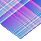 Roze en Blauw Gangschikt Tafelkleed (Gekanteld)