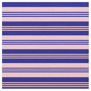 Roze en blauw gekleurd patroon van strepen stof