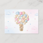 Roze en Blauw Geslacht onthullen Boek Aanvraag Informatiekaartje (Achterkant)