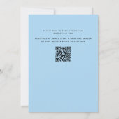 Roze en Blauw Geslacht onthullen Leopard Baby show Kaart (Achterkant)