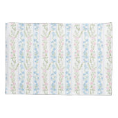 Roze en Blauw Grandmillennial Reversible | Naam Kussensloop (Achterkant)