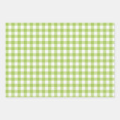 roze en blauw-groen gekleurd picknickfestival inpakpapier vel (Voorkant 3)