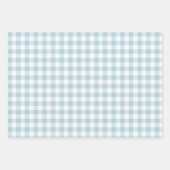 roze en blauw-groen gekleurd picknickfestival inpakpapier vel (Voorkant)