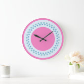 Roze en blauw grote klok (Huis)