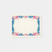 Roze en blauw Lijst Fancy Post-it® Notes (Voorkant)