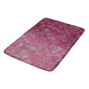 roze en blauw Marmer abstract Badmat