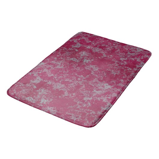 roze en blauw Marmer abstract Badmat (Gekanteld)