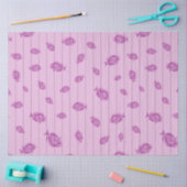 Roze en Blauw nautisch reeksontwerp 14 Tissuepapier (Craft)